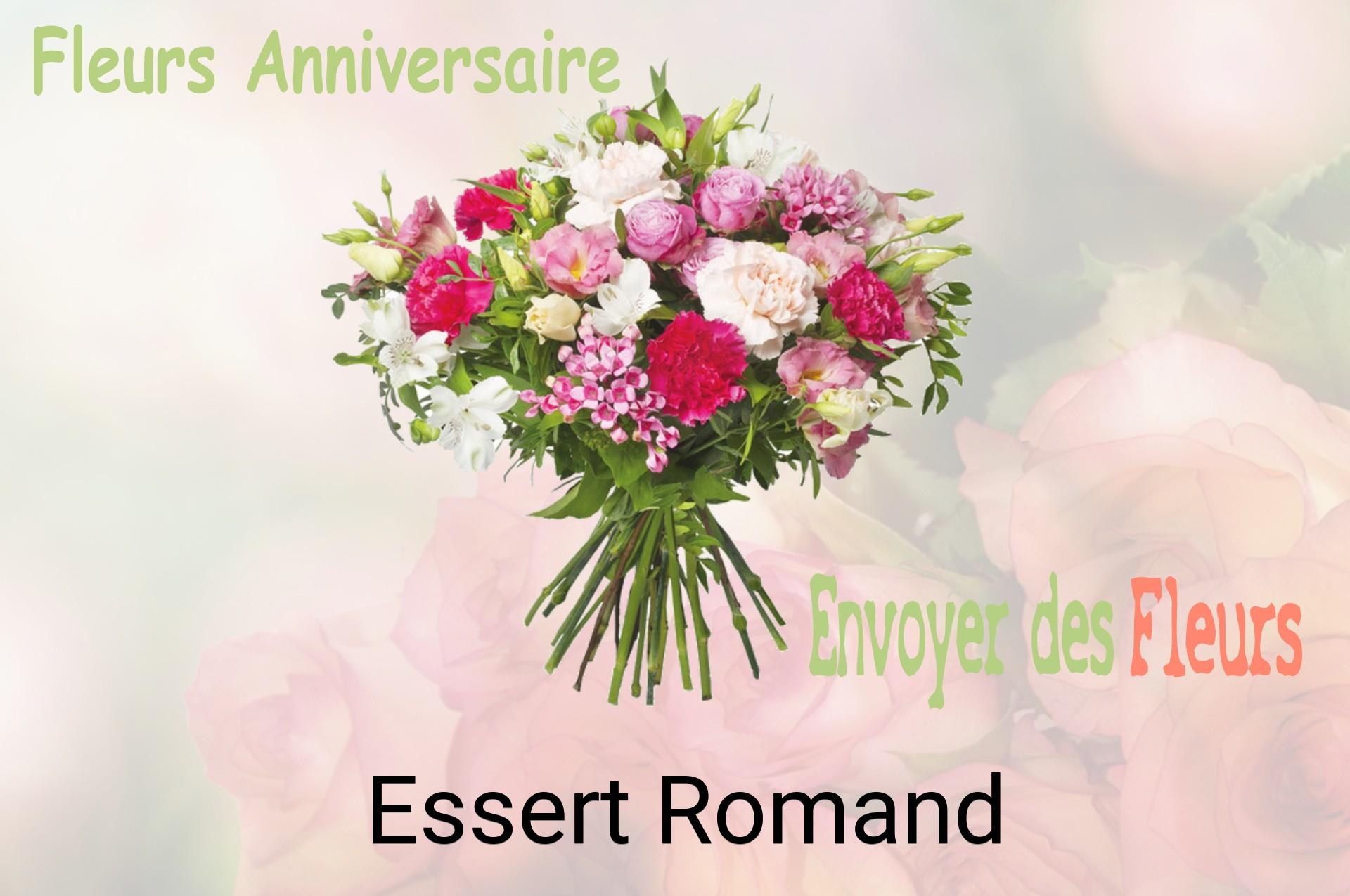 Bouquet de fleurs d’anniversaire livré à Essert-Romand