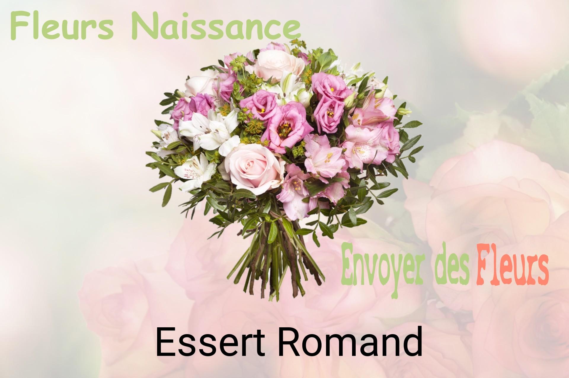 Bouquet de fleurs de naissance livré à Essert-Romand
